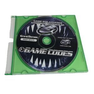 GameShark Game Codes CD for Nintendo Gameboy Advance SP‎ and GBA Untested